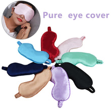 Load image into Gallery viewer, Silk silk eye protection health sleep eye protection travel blackout eye mask simulation silk double-sided beauty eye protection