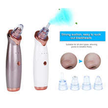 Load image into Gallery viewer, Electric Facial Pore Blackhead Vacuum Suction Remove Machine with 5 Probes Remove Dead Skin Professional Facial Care Tools