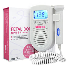 Load image into Gallery viewer, Cofoe Fetal Doppler Ultrasound Baby Heartbeat Detector Home Pregnant Doppler Baby Heart Rate Monitor Pocket Doppler 3.0MHz