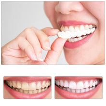 Load image into Gallery viewer, 1pair Fake Teeth Upper False Fake Tooth Cover Snap On Immediate Teeth Cosmetic Denture Care Oral Care Plastic Whitening Denture